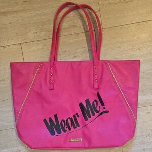 Juicy Couture "Wear Me" Pink Tote Bag